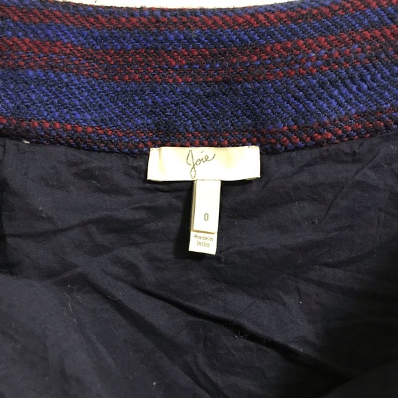 Joie Genae Faux Wrap Striped Fringe Skirt - Picture 4 of 5